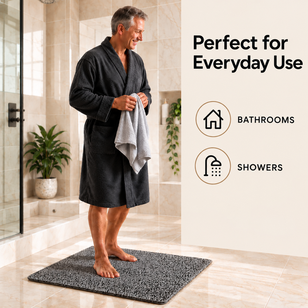 PureStyle Non-Slip Shower Mat